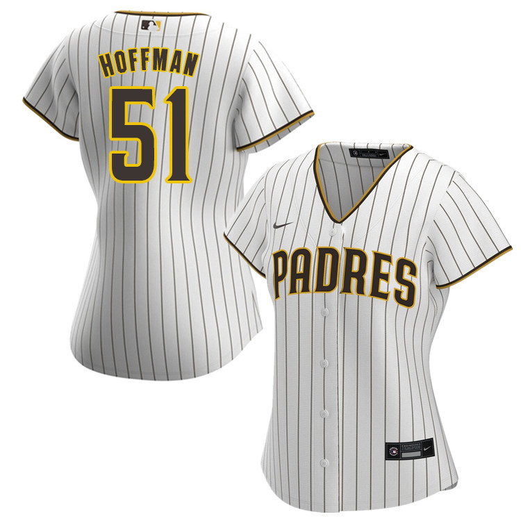 Nike Women #51 Trevor Hoffman San Diego Padres Baseball Jersey Sale-White